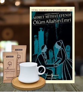 Kutupkitap Ölüm Allah’ın Emri Bambu Fincan Türk Kahvesi Kişiye Özel Not Ahmet Mithat Efendi Kitap Hediye Seti