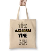Yine Yangınlar Yine Ben Bez Çanta Uzun Saplı