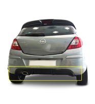Opel Corsa D Difüzör Kapalı Difüzör Parlak Siyah Difizör Plastik 2006-2014
