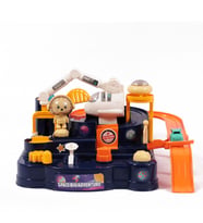 Ogi Mogi Toys 4 Düğme Kontrollü Uzay Macerası Oyun Seti (Lacivert)