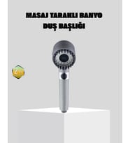 Yüksek Basınçlı Masajlı Duş Başlığı Su Tasarruflu