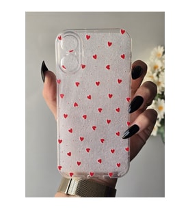 Iphone 16 Uyumlu Baskılı Şeffaf Telefon Kılıfı