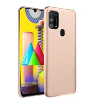 Samsung Galaxy M31 Kılıf Nano İçi Kadife Silikon - Pudra