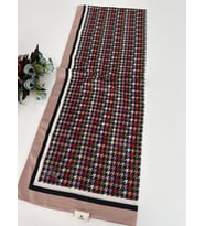 Quare Soft Pamuklu Desenli Şal LDSQ1002