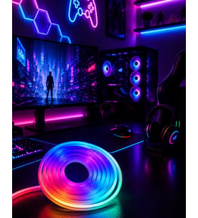 Kumandalı Su Geçirmez Rgb Led Şerit Işık Müzik Senkronlu Neon Led