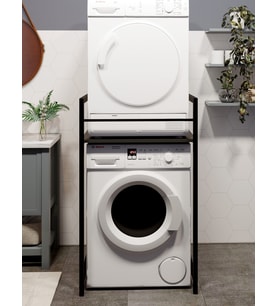 Çamaşır Makinası ve Kurutma Makinası Rafı Çamaşır Makinası Üstü Banyo Düzenleyici Raf