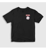 Presmono Unisex Çocuk Siyah Face Nirvana T-Shirt 291761tt