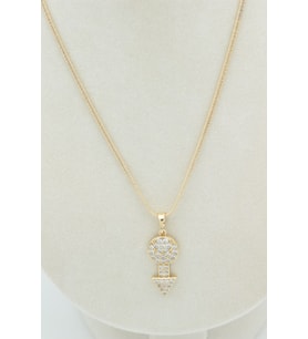 STİL İNCİSİ/XUPING JEWELRY OK MODEL ZİRKON TAŞLI KOLYE