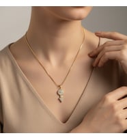 STİL İNCİSİ/XUPING JEWELRY OK MODEL ZİRKON TAŞLI KOLYE