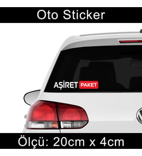 aşiret paket espirili etiket sticker - 2 adet çıkartma araba motosiklet kask atv tablet pc buzdolabı otomobil bilgisayar uyumlu