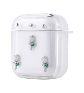 Lexroo Airpods Airbag 44 Airbag Tasarımlı Simli Şeffaf Kutup Kılıf - Lale