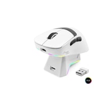 Kablosuz Gaming Rgb Mouse Şarj Standlı - Beyaz MF1216W