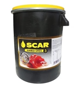 Oscar Suya Dayanıklı Çok amaçlı Kırmızı Gres 14 Kg