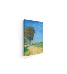 Dikey Kanvas Tablo Salon Duvar Tablosu Vangogh 86 Yeni Ev Hediyesi Ofis Tablosu