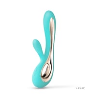 Lelo Soraya 2 Aqua G-Bölgesi ve Klitoris Uyarıcı Titreşimli Rabbit Vibratör (Mavi)