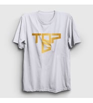Presmono Unisex Beyaz Logo Topg Andrew Tate T-Shirt 448687tt (Beyaz)