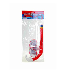 Bermuda Poşette Maske Snorkel Set