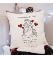 Anneler Günü ( Evimizin Meleği ) Tasarımlı Yastık