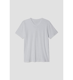 Kadın V Yaka Tshirt SPR24TSK40 (Gri)