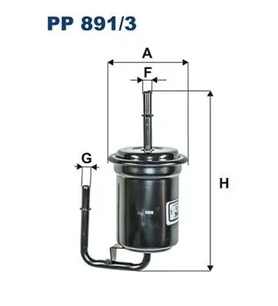 FILTRON PP8913 Yakit Filtresi BP4W13480 BP4W20490B