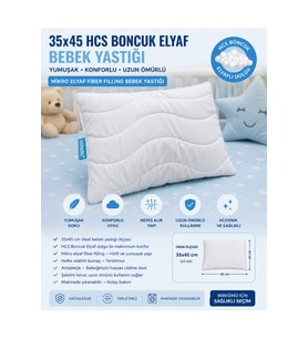 35x45 cm Boncuk Elyaf Bebek Yastığı