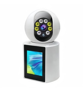 Hediyelik Monitörlü 5mp Ultra HD 4K Gece görüşlü iki yönlü sesli ve görüntülü Bebek, hasta bakıcı, ev ofis güvenlik kamerası
