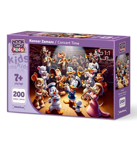 Art Çocuk Konser Zamanı 200 Parça Puzzle