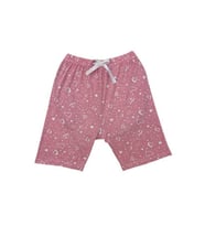 Esnek Lastikli %100 Pamuk Kadın Şort Pijama Altı - Srt1 (Pembe)