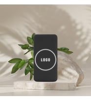 KİŞİYE ÖZEL İSİM BASKILI ÇİFT USB ÇIKIŞLI LED GÜÇ GÖSTERGELİ POWERBANK 10000 mAh (Siyah)