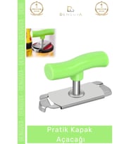 #KapakAçacağı Paslanmaz Çelik Ayarlanabilir Ergonomik Sağlam Mutfak Gereci Piknik Pratik Kapak Açaca