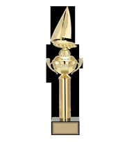 ODAK KUPA - Figürlü Kupalar - Yelken Figürlü Kupalar FG-048 A - 46 cm