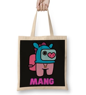 Bts Among Us Bt21 Mang Bez Çanta Uzun Saplı