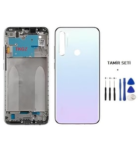 Xiaomi Redmi NOTE 8 FULL Kasa Arka Kapak Takım BEYAZ - TAMİR SETİ