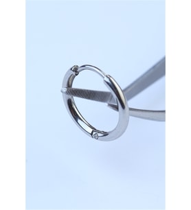 Düz Küpe (İnce) Küçük Boy Silver Piercing