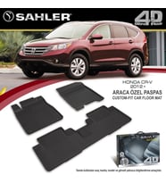 Honda Crv Havuzlu Paspas 4,5D Sahler 2012 Sonrası