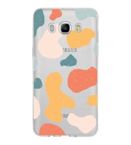 Samsung Galaxy J5 2016 Kapak Grunge Tasarımlı Şeffaf Silikon Kılıf