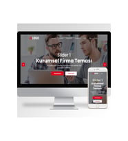 Hazır Kurumsal Web Sitesi Yazılımı V18