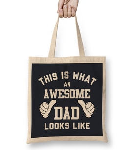 Fathers Day This Is What An Awesome Dad Bez Çanta Uzun Saplı