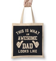 Fathers Day This Is What An Awesome Dad Bez Çanta Uzun Saplı