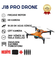 J18 Akıllı HD Çift Kameralı Katlanabilir Drone, Yüksek Hızlı ve Profesyonel Drone