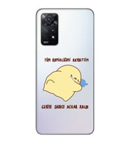 Xiaomi Redmi Note 12 PRO 4G Uyumlu Komikliğimi Kaybettim Tasarımlı Şeffaf Telefon Kılıfı