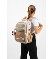 Ventis Unisex Okul Çantası Lise Ortaokul Sırt Çantası 43*30 Cm Su Geçirmez Kumaş Çok Cepli Vnt1-A
