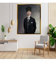 ÇERÇEVELİ ATATÜRK TABLO S541
