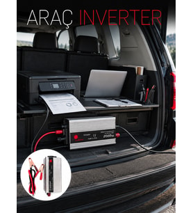 2000W Akü İnvertör Araçtan Elektrik Kullanımı Sağlayan