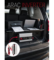 2000W Akü İnvertör Araçtan Elektrik Kullanımı Sağlayan