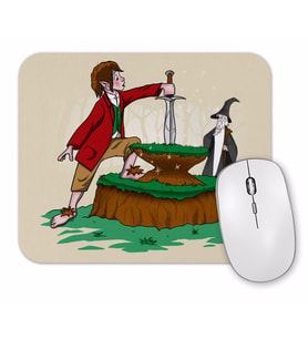 Hobbit Sting İn The Stone Mouse Pad