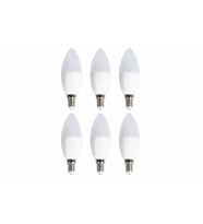 CT-4079 6’lı Set LED Buji Ampul 7W E14 3200K Günışığı 680 Lümen Enerji Tasarruflu Avize Ampulü