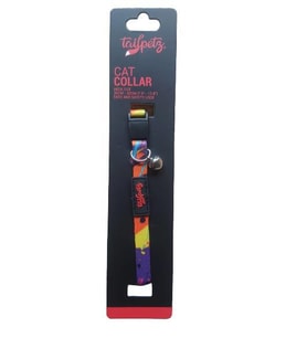 Tailpetz Cat Color Easy & Safety Lock Splash Ayarlanır Kedi Boyun Tasması