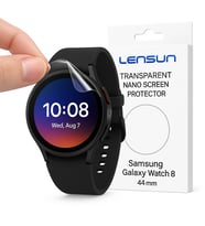 Lensun Şeffaf Nano Ekran Koruma – Samsung Galaxy Watch 8 (44mm) 6 Adet Bir Arada