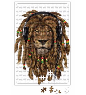 Rastalı Aslan Puzzle 240 Parça Yapboz